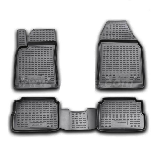 ΠΑΤΑΚΙΑ ΣΕ ΣΚΑΦΗ TPE ΛΑΣΤΙΧΟ ΓΙΑ OPEL VECTRA C 05/2002-01/2009  ΣΕ ΜΑΥΡΟ ΧΡΩΜΑ NOVLINE - 4 ΤΕΜ.