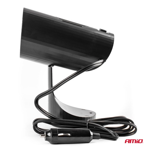 Amio - ΑΕΡΟΘΕΡΜΟ ΑΝΑΠΤΗΡΑ 12V - 150W (ΚΑΛΩΔΙΟ 150 cm) ΜΑΥΡΟ 150x100x80 mm - 1 ΤΕΜ. (02898/AM)