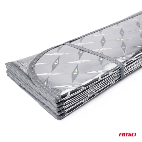 Amio - ΗΛΙΟΠΡΟΣΤΑΣΙΑ ΕΣΩΤΕΡΙΚΗ ΠΑΡΜΠΡΙΖ 150x80cm LASER - 1 ΤΕΜ. (02909/AM)