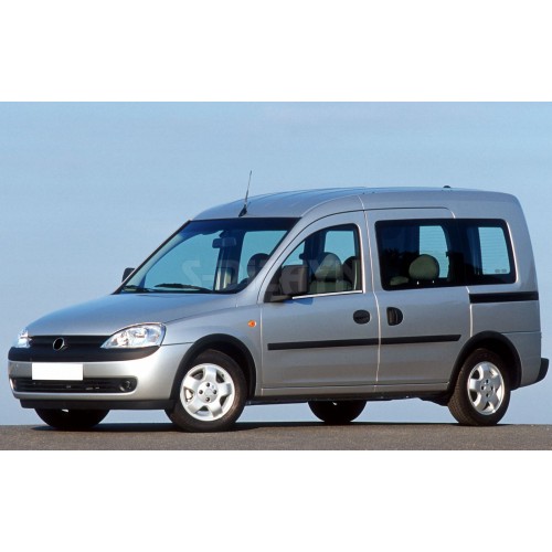 TRIM ΠΑΡΑΘΥΡΩΝ 2ΤΕΜ ΑΝΟΞ.ΑΤΣΑΛΙ ΧΡΩΜΙΟ ΓΙΑ OPEL COMBO C MINI VAN 2001-2011