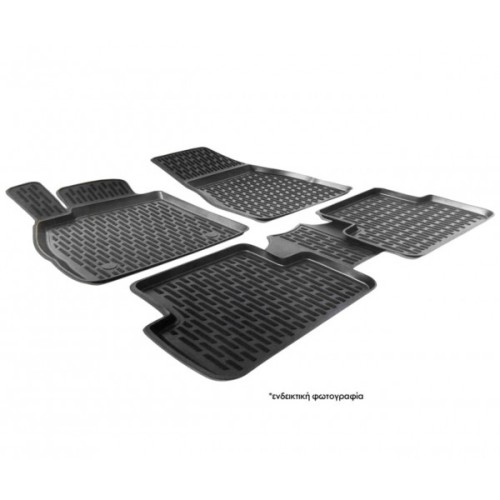 ΠΑΤΑΚΙΑ  ΓΙΑ AUDI A3 1996-2004 ΛΑΣΤΙΧΟ ΣΚΑΦΑΚΙΑ ΜΑΥΡA PERFLEX -4 ΤΕΜ.