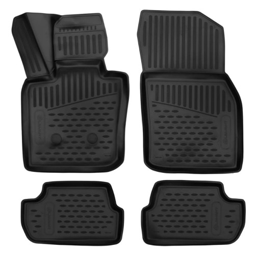 ΠΑΤΑΚΙΑ ΣΕ ΣΚΑΦΗ TPE ΛΑΣΤΙΧΟ ΓΙΑ MINI ONE F56 2014+  ΣΕ ΜΑΥΡΟ ΧΡΩΜΑ NOVLINE - 4 ΤΕΜ.
