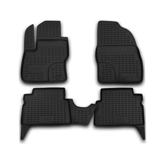 ΠΑΤΑΚΙΑ ΣΕ ΣΚΑΦΗ TPE ΛΑΣΤΙΧΟ ΓΙΑ FORD KUGA 5D 2008+   ΣΕ ΜΑΥΡΟ ΧΡΩΜΑ NOVLINE - 4 ΤΕΜ.
