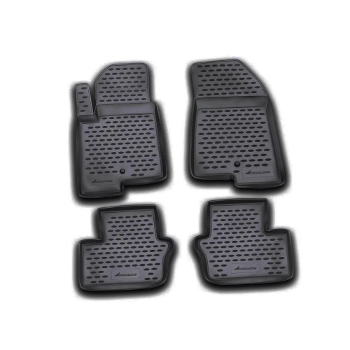 ΠΑΤΑΚΙΑ ΣΕ ΣΚΑΦΗ TPE ΛΑΣΤΙΧΟ ΓΙΑ JEEP LIBERTY 5D 2007+  ΣΕ ΜΑΥΡΟ ΧΡΩΜΑ NOVLINE - 4 ΤΕΜ.