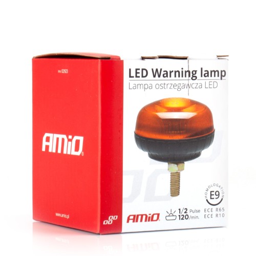 Amio - ΦΑΡΟΣ LED MINI 12/24V 18SMD ΒΙΔΩΤΟΣ ΠΟΡΤΟΚΑΛΙ 91x86mm - 1 TEM. (02923/AM)