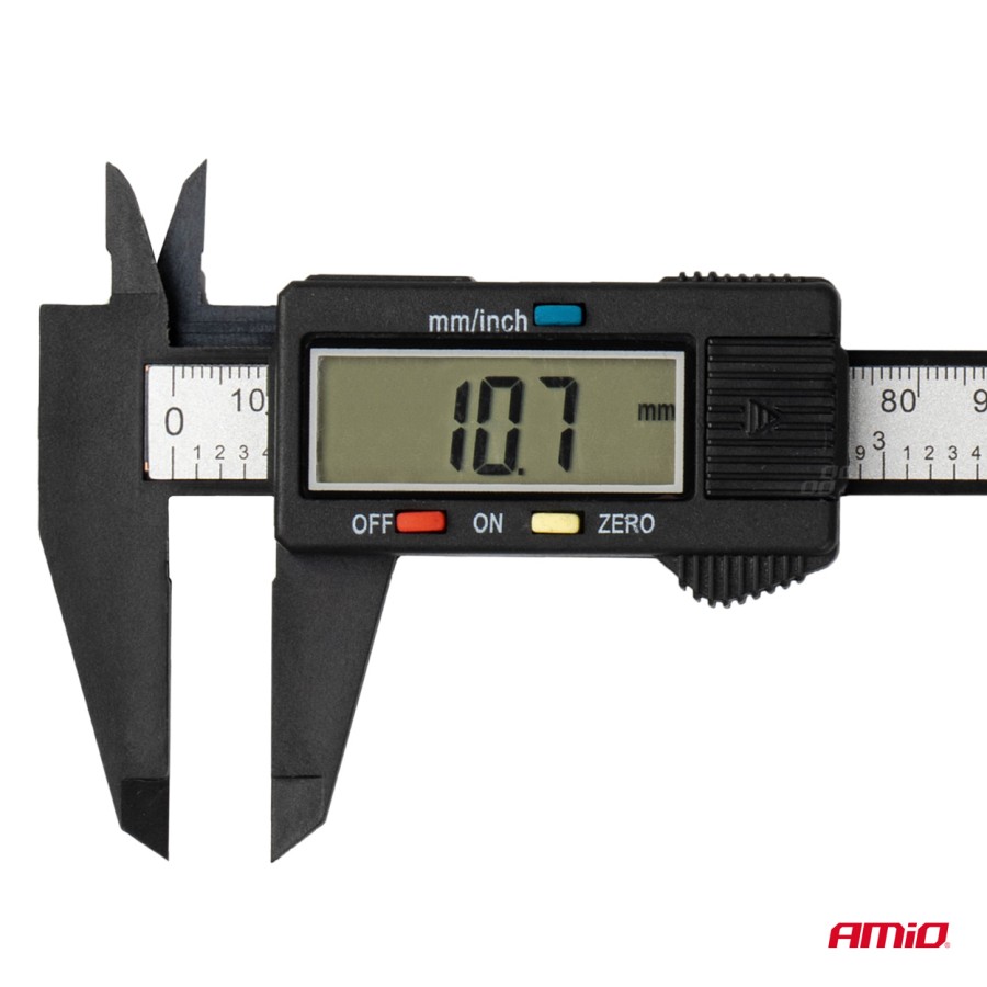 Amio - ΠΑΧΥΜΕΤΡΟ ΨΗΦΙΑΚΟ ΜΕ ΟΘΟΝΗ LCD 0-150mm 0-6'' - 1 TEM. (03102/AM)