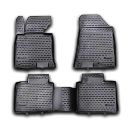 ΠΑΤΑΚΙΑ ΣΕ ΣΚΑΦΗ TPE ΛΑΣΤΙΧΟ ΓΙΑ HYUNDAI i40 2011+  ΣΕ ΜΑΥΡΟ ΧΡΩΜΑ NOVLINE - 4 ΤΕΜ.