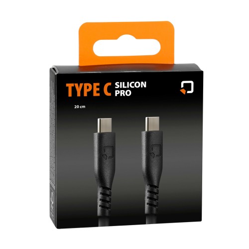 Καλώδιο USB Type C σε USB Type C 3000mA/60W της σειράς Optiline για Φόρτιση, Συγχρονισμό και Μεταφορά Δεδομένων Κινητού και Ηλεκτρονικών Συσκευών με επένδυση από σιλικόνη και μήκος 20 cm