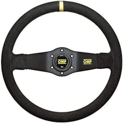 ΤΙΜΟΝΙ RALLY ΔΙΛΑΜΟ ΜΕ SUEDE ΜΑΥΡΟ OMP - 1 TEM.