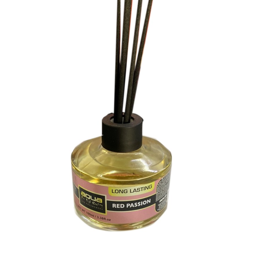 Aqua - Αρωματικό Χώρου Red Passion Home Reed Diffuser με 6 Στικς Aqua 100 ml - 1 τμχ (10-822/AQ)