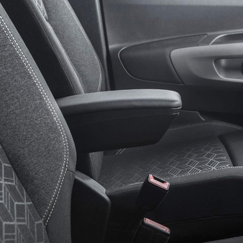 Ολοκληρωμένος Τεμπέλης Καθίσματος ARMSTER 3 SEAT MOUNTED για Citroen C4 LHD 2021+ από Πλαστικό και Vegan Δέρμα σε Μαύρο Χρώμα RATI - 1 τεμ.