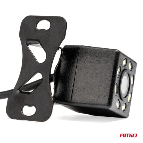 Amio - ΚΑΜΕΡΑ ΟΠΙΣΘΟΠΟΡΕΙΑΣ 12V LED ME NYΧΤΕΡΙΝΗ ΛΗΨΗ ΚΑΙ ΤΕΤΡΑΓΩΝΗ ΡΥΘΜΙΣΗ ΚΛΙΣΗΣ HD-315 - 1 TEM. (03529/AM)