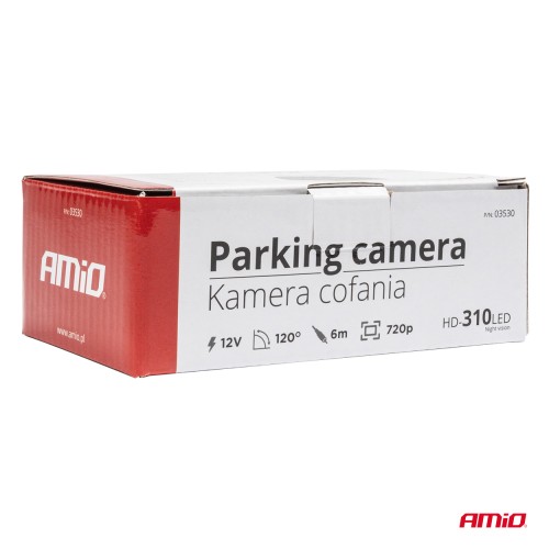 Amio - ΚΑΜΕΡΑ ΟΠΙΣΘΟΠΟΡΕΙΑΣ 12V LED ΜΕ NYΧΤΕΡΙΝΗ ΛΗΨΗ ΒΙΔΩΤΗ HD-310 - 1 TEM. (03530/AM)