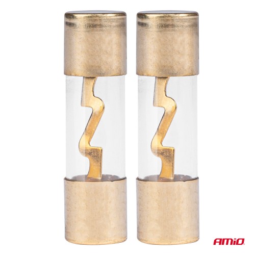 Amio - ΑΣΦΑΛΕΙΕΣ ΓΥΑΛΙΝΕΣ AGU 20A 38x10,3mm 2 - 2 ΤΕΜ. (03483/AM)