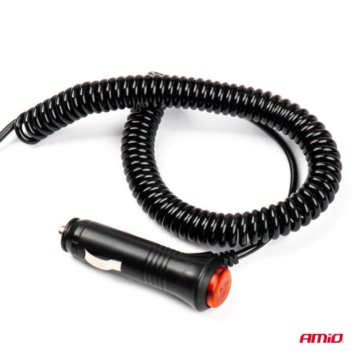 Amio - ΦΑΡΟΣ ΠΟΡΤΟΚΑΛΙ W22M 12/24V - 60xSMD LED - 115x108mm (ΜΑΓΝΗΤΙΚΗ ΒΑΣΗ/ΦΙΣ/ΚΑΛΩΔΙΟ 4m) - 1 ΤΕΜ. (03337/AM)