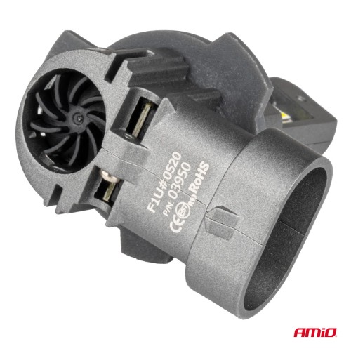 Amio - ΛΑΜΠΕΣ LED HIR2 12V 50W 6.000K 4200LM CSP CAN-BUS SERIES X5 WINGER - 2 Τεμ. (03950/AM)