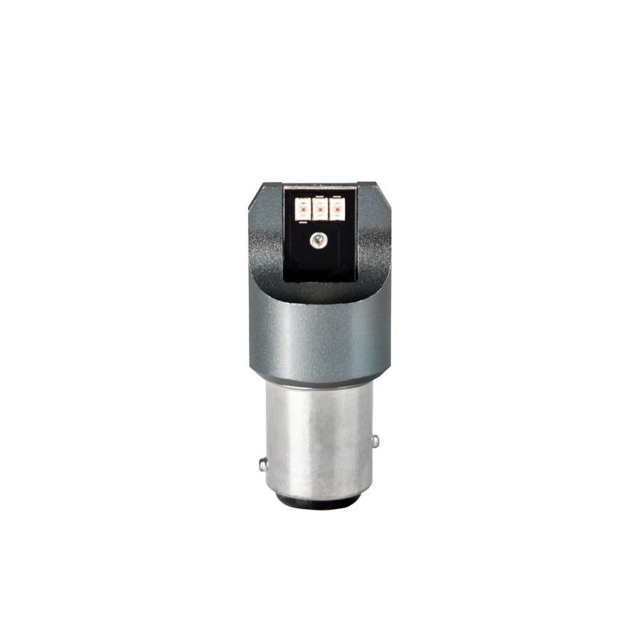 P21/5W 12/24V BAY15d 6xSMD3020 CAN-BUS ΚΟΚΚΙΝΟ LIMITED BLACK BLISTER M-TECH - 1 ΤΕΜ