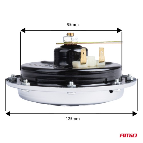 Amio - ΚΟΡΝΑ ΑΥΤΟΚΙΝΗΤΟΥ/ΤΡΑΚΤΕΡ 12V 110db - 1 ΤΕΜ. (04074/AM)