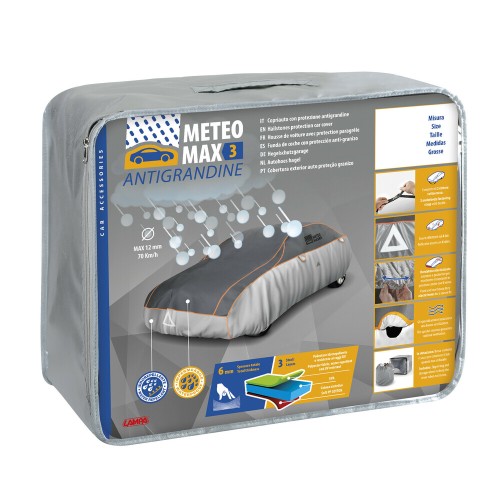 ΚΟΥΚΟΥΛΑ ΓΙΑ ΧΑΛΑΖΙ 12mm ΑΔΙΑΒΡΟΧΗ METEO-MAX3 AG-6 440x190x180cm LAMPA - 1 τεμ.