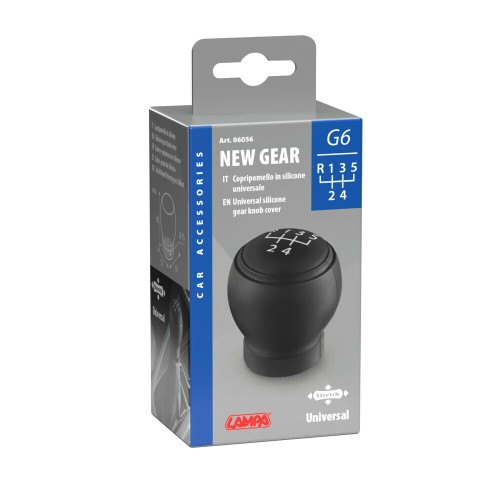 ΚΑΛΥΜΜΑ ΓΙΑ ΠΟΜΟΛΟ ΤΑΧΥΤΗΤΩΝ NEW GEAR G6 ΣΙΛΙΚΟΝΗΣ UNIVERSAL ΜΑΥΡΟ ΜΕ 5 ΤΑΧΥΤΗΤΕΣ LAMPA - 1 ΤΕΜ.