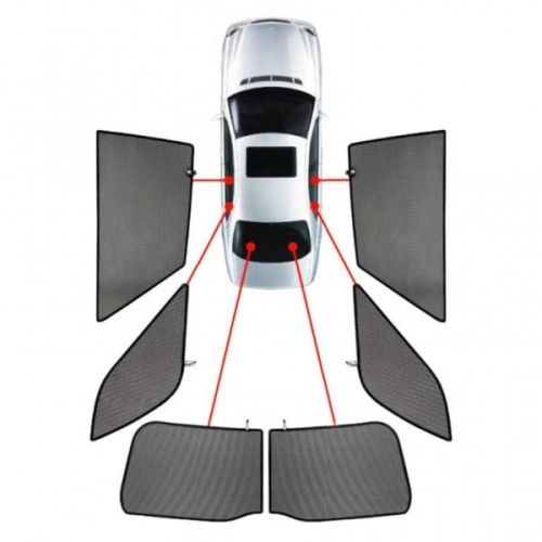 CarShades - ΚΟΥΡΤΙΝΑΚΙΑ  CAR SHADES ΓΙΑ LAND ROVER DISCOVERY 5D 2017+ - 6 ΤΕΜ. (PVC.LRO-DISC-5-E)