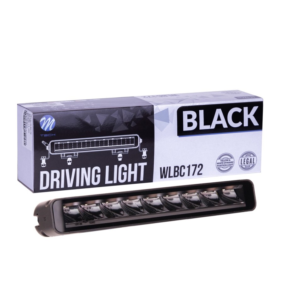 ΠΡΟΒΟΛΕΑΣ DRIVING LIGHT BLACK SERIES 9x5W LED 12-48V 45W 5.700K 3.780lm 2 ΧΡΗΣΕΩΝ 283x54x58mm - 1 ΤΕΜ.