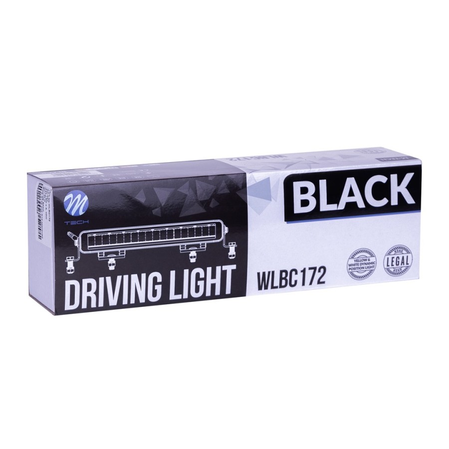 ΠΡΟΒΟΛΕΑΣ DRIVING LIGHT BLACK SERIES 9x5W LED 12-48V 45W 5.700K 3.780lm 2 ΧΡΗΣΕΩΝ 283x54x58mm - 1 ΤΕΜ.
