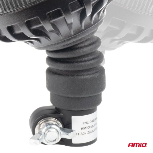 Amio - ΦΑΡΟΣ ΦΙΜΕ HEAVY DUTY W28P 12/24V 16LED ΕΛΑΣΤΙΚΟΣ ΒΙΔΩΤΟΣ ΠΟΡΤΟΚΑΛΙ Υ169mm Φ110mm - 1 τεμ. (04107/AM)