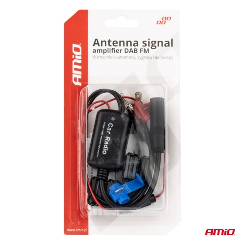 Amio - ΕΝΙΣΧΥΤΗΣ ΣΗΜΑΤΟΣ ΚΕΡΑΙΑΣ 12V - DAB/FM - 1 τεμ. (04134/AM)