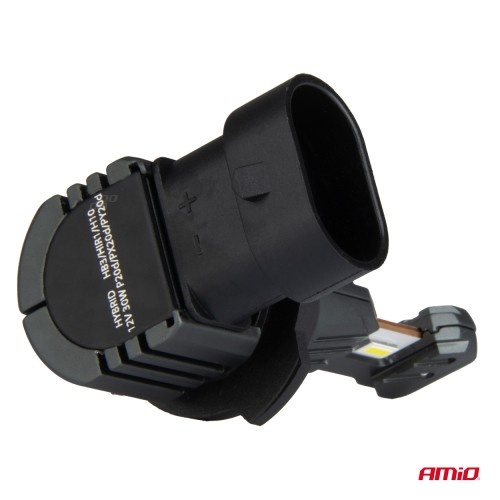 Amio - ΛΑΜΠΕΣ LED HΒ3 9005 / HIR1 / H10 12V 60W 6.000K 5.600lm +400% LED CAN-BUS HYBRID SERIES - 2 ΤΕΜ. (04117/AM)