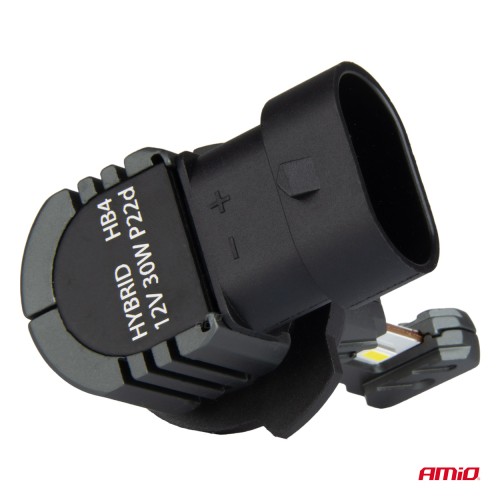 Amio - ΛΑΜΠΕΣ LED HΒ4 9006 12V 60W 6.000K 5.600lm +400% LED CAN-BUS HYBRID SERIES - 2 ΤΕΜ. (04118/AM)