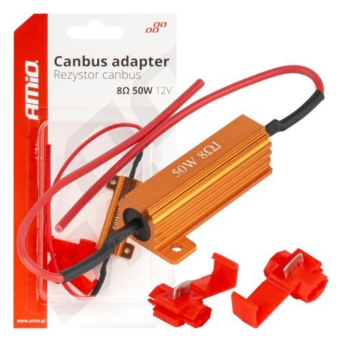Amio - ΑΝΤΙΣΤΑΣΗ CAN-BUS 12V 50W 8Ω (CANCELLER) - 1 τεμ. (04095/AM)