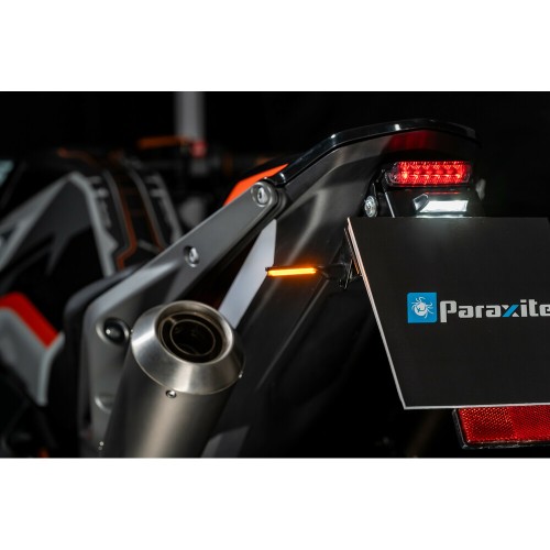 ΦΛΑΣ MOTO PROJECT 002 ΜΑΥΡΑ 12V COB LED TECHNOLOGY PARAXITE - 2 ΤΕΜ.