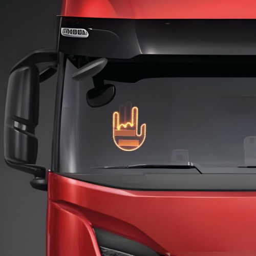 ΔΙΑΚΟΣΜΗΤΙΚΟ ΠΑΝΕΛ ΧΕΙΡΟΝΟΜΙΕΣ LED HAND GESTURES 203 LED SMD ΜΕ ΤΗΛΕΧΕΙΡΙΣΤΗΡΙΟ 150x98mm LAMPA - 1 ΤΕΜ.