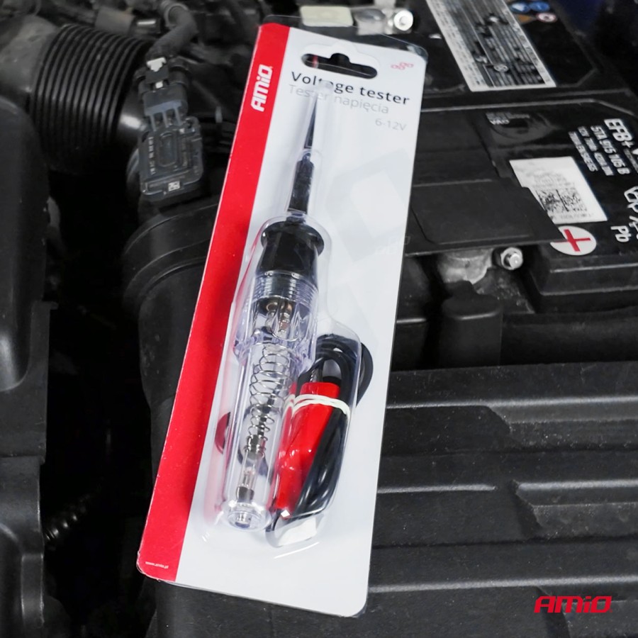 Amio - ΔΟΚΙΜΑΣΤΙΚΟ ΜΕΤΑΛΛΙΚΟ ΚΑΤΣΑΒΙΔΙ 6/24V (ΑΚΙΔΑ) ΜΕ ΚΑΛΩΔΙΟ ΚΑΙ ΚΡΟΚΟΔΕΙΛΑΚΙ - 1 ΤΕΜ. (04272/AM)
