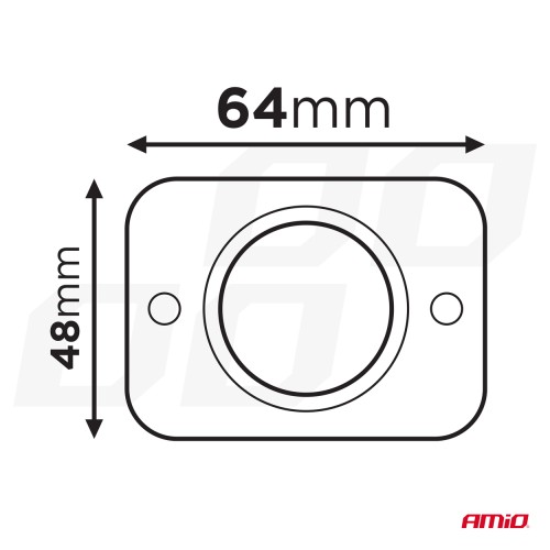 Amio - ΠΡΙΖΑ ΜΕ 2 ΘΥΡΕΣ-USB+USB-C ΚΑΙ ΚΑΠΑΚΙ 12/24V QUICK CHARGE 3.0 ΑΔΙΑΒΡΟΧΗ ΤΕΤΡΑΓΩΝΟ ΣΧΗΜΑ ΜΑΥΡΗ - 1 Τεμ. (04231/AM)
