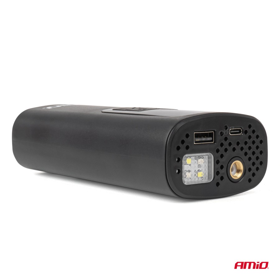 Amio - ΚΟΜΠΡΕΣΕΡ ΑΕΡΑ ΜΕ USB-C 10BAR 150PSI 20L/MIN 40W ΜΕ ΨΗΦΙΑΚΗ ΟΘΟΝΗ & ΦΑΚΟ LED 1ΤΕΜ. (04377/AM)