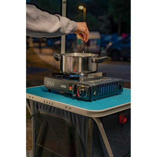 ΦΟΡΗΤΗ ΕΣΤΙΑ ΜΑΓΕΙΡΙΚΗΣ CAMPING GAS ZEUS ΜΕ ΠΙΕΖΟΗΛΕΚΤΡΙΚΗ ΑΝΑΦΛΕΞΗ (ΔΕΝ ΠΕΡΙΛΑΜΒΑΝΕΙ ΜΠΟΥΚΑΛΑ)