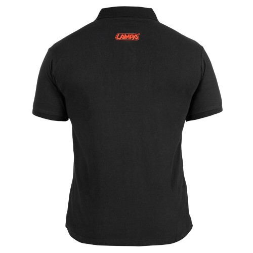 ΜΠΛΟΥΖΑΚΙ POLO ΣΕ ΜΑΥΡΟ ΧΡΩΜΑ LAMPA (S) 100% ΒΑΜΒΑΚΕΡΟ 1ΤΕΜ.
