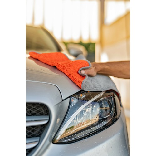 Lampa - Πανάκι καθαρισμού Microfibre (Μικροΐνες) Διπλής Όψης Premium (40x60 cm) - Γκρι / Πορτοκαλί - 1  τεμ. (L3718.2)