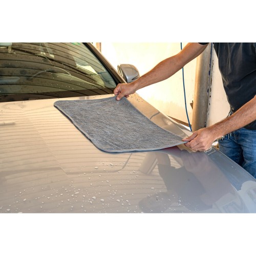 Lampa - Πανάκι καθαρισμού Microfibre (Μικροΐνες) Διπλής Όψης Premium (40x60 cm) - Γκρι / Πορτοκαλί - 1  τεμ. (L3718.2)