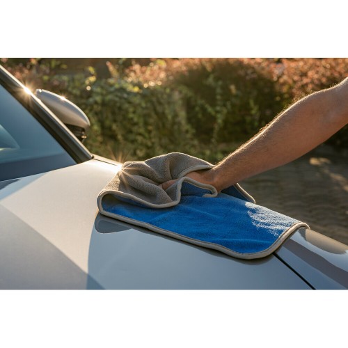 Lampa - Πανάκι καθαρισμού Microfibre (Μικροΐνες) Διπλής Όψης Premium (50x70 cm) - Γκρι / Μπλέ - 1 τεμ. (L3718.3)