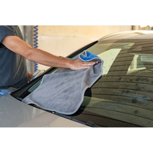 Lampa - Πανάκι καθαρισμού Microfibre (Μικροΐνες) Διπλής Όψης Premium (50x70 cm) - Γκρι / Μπλέ - 1 τεμ. (L3718.3)
