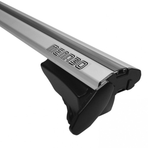 MENABO ΜΠΑΡΕΣ ΟΡΟΦΗΣ ΑΛΟΥΜΙΝΙΟΥ LINCE XL SILVER 135 cm ΣΕ ΑΣΗΜΙ ΧΡΩΜΑ ΓΙΑ Mercedes Benz EQA-Class (H243) 5 doors 2021> ΜΕ FLUSH RAILS - 2 ΤΕΜ (8880/MB)