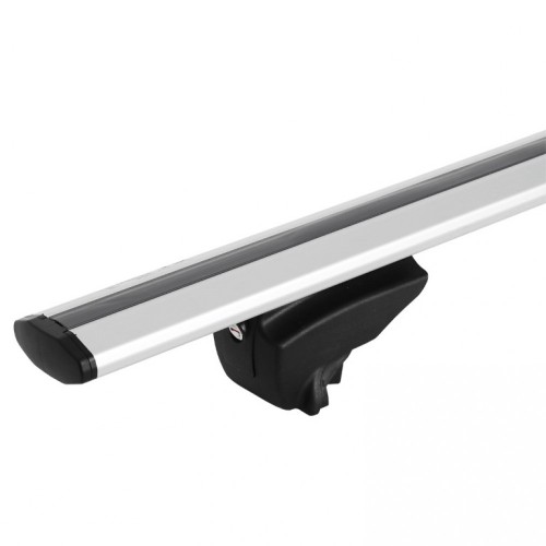 MENABO ΜΠΑΡΕΣ ΟΡΟΦΗΣ ΑΛΟΥΜΙΝΙΟΥ LINCE XL SILVER 135 cm ΣΕ ΑΣΗΜΙ ΧΡΩΜΑ ΓΙΑ Mitsubishi ASX 5 doors 2010>2022 ΜΕ FLUSH RAILS - 2 ΤΕΜ (8880/MB)