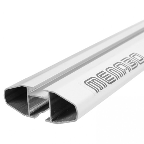 MENABO ΜΠΑΡΕΣ ΟΡΟΦΗΣ ΑΛΟΥΜΙΝΙΟΥ LINCE XL SILVER 135 cm ΣΕ ΑΣΗΜΙ ΧΡΩΜΑ ΓΙΑ Mitsubishi ASX 5 doors 2010>2022 ΜΕ FLUSH RAILS - 2 ΤΕΜ (8880/MB)
