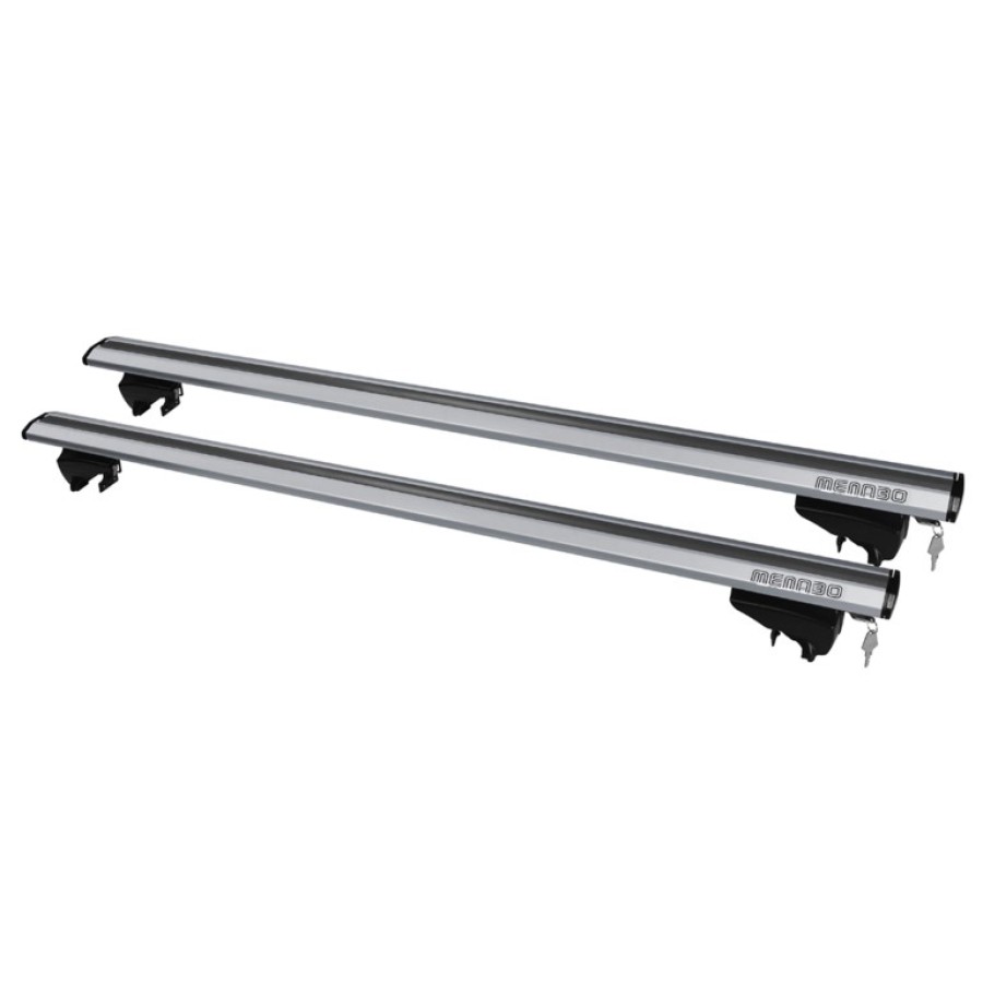 MENABO ΜΠΑΡΕΣ ΟΡΟΦΗΣ ΑΛΟΥΜΙΝΙΟΥ LINCE XL SILVER 135 cm ΣΕ ΑΣΗΜΙ ΧΡΩΜΑ ΓΙΑ Opel Zafira (B) 5 doors 2005>2008 ΜΕ FLUSH RAILS - 2 ΤΕΜ (8880/MB)