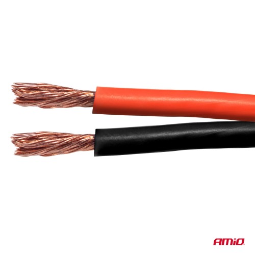 Amio - Δίδυμο Καλώδιο Ηχείων CCA 2×1mm² 100m - 1 τεμ. (04458/AM)