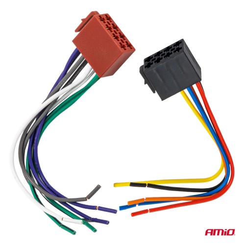Amio - Φίσσα ISO Θηλυκή 12V έως 5A – CCA, Για Ηλεκτρικές & Φωτιστικές Εγκαταστάσεις Οχημάτων - 1 τεμ. (04444/AM)