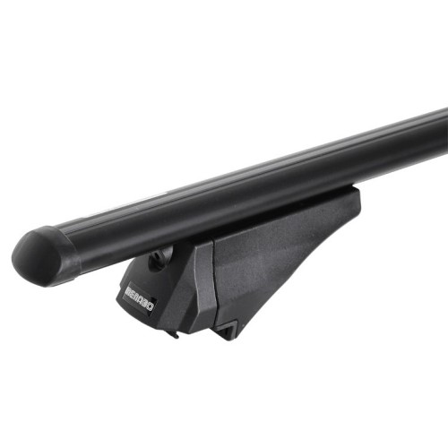 MENABO ΜΠΑΡΕΣ ΟΡΟΦΗΣ ΑΛΟΥΜΙΝΙΟΥ TIGER BLACK 118.5 cm ΣΕ ΜΑΥΡΟ ΧΡΩΜΑ ΓΙΑ Dacia Lodgy 5 doors 2012> ΜΕ FLUSH ή RAISED RAILS - 2 ΤΕΜ. (8590/MB)
